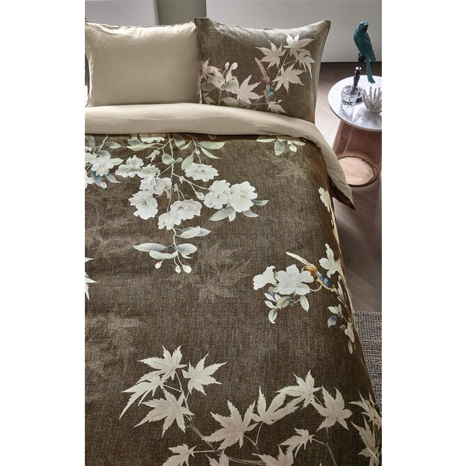 Beddinghouse Dekbedovertrek Thalasa Bruin 200x200/220 cm Beddinghouse Dekbedovertrek Thalasa Bruin 200x200/220 cm