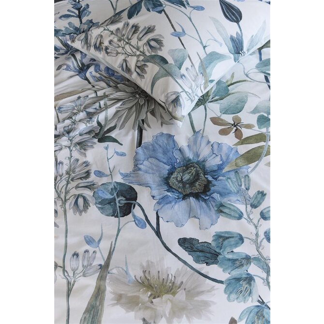 Beddinghouse Dekbedovertrek Sybil Blauw 140x200/220 cm Beddinghouse Dekbedovertrek Sybil Blauw 140x200/220 cm