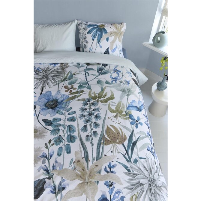 Beddinghouse Dekbedovertrek Sybil Blauw 240x200/220 cm Beddinghouse Dekbedovertrek Sybil Blauw 240x200/220 cm