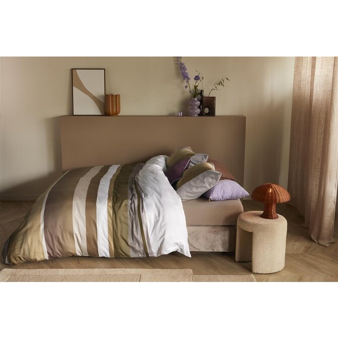 Beddinghouse Dekbedovertrek Rhys Goud 260x200/220 cm Beddinghouse Dekbedovertrek Rhys Goud 260x200/220 cm