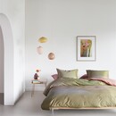 Dutch Design Beddinghouse Dutch Design Dekbedovertrek Glossy - Groen 200x200/220 cm