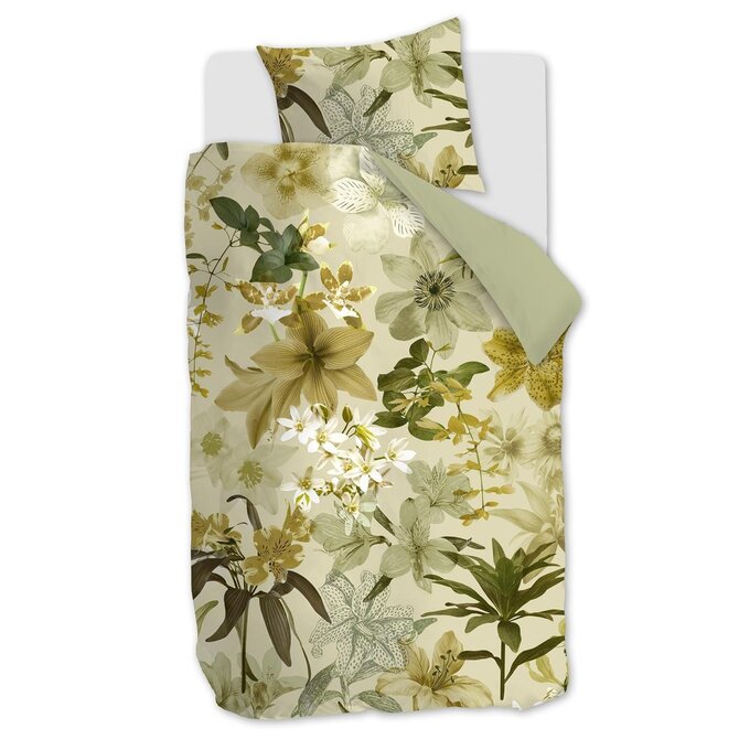 Beddinghouse Dekbedovertrek Kiley Groen 260x200/220 cm Beddinghouse Dekbedovertrek Kiley Groen 260x200/220 cm