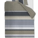 Beddinghouse Beddinghouse Dekbedovertrek Jorren Blauw Grijs 200x200/220 cm