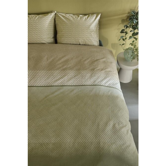 Beddinghouse Dekbedovertrek Jimmy Groen 200x200/220 cm Beddinghouse Dekbedovertrek Jimmy Groen 200x200/220 cm