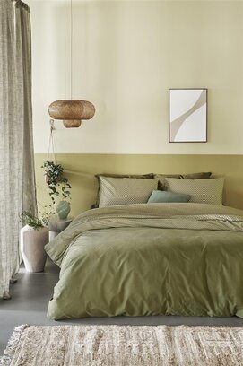 Beddinghouse Dekbedovertrek Jimmy Groen 140x200/220 cm