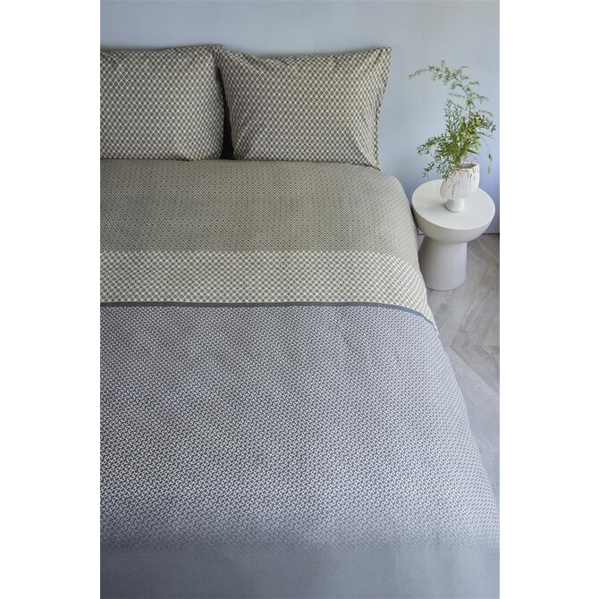 Beddinghouse Dekbedovertrek Jimmy Blauw 260x200/220 cm Beddinghouse Dekbedovertrek Jimmy Blauw 260x200/220 cm