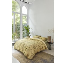 Beddinghouse Dekbedovertrek Charlotte Olijfgroen 260x200/220 cm