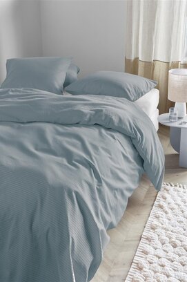 Beddinghouse Dekbedovertrek Summer Blauw Grijs 200x200/220 cm