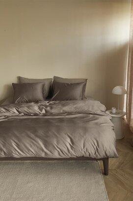 Beddinghouse Dekbedovertrek Change Taupe 140x200/220 cm