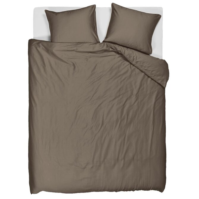Beddinghouse Dekbedovertrek Change Taupe 140x200/220 cm