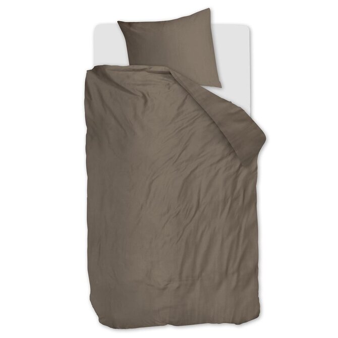 Beddinghouse Dekbedovertrek Change Taupe 260x200/220 cm