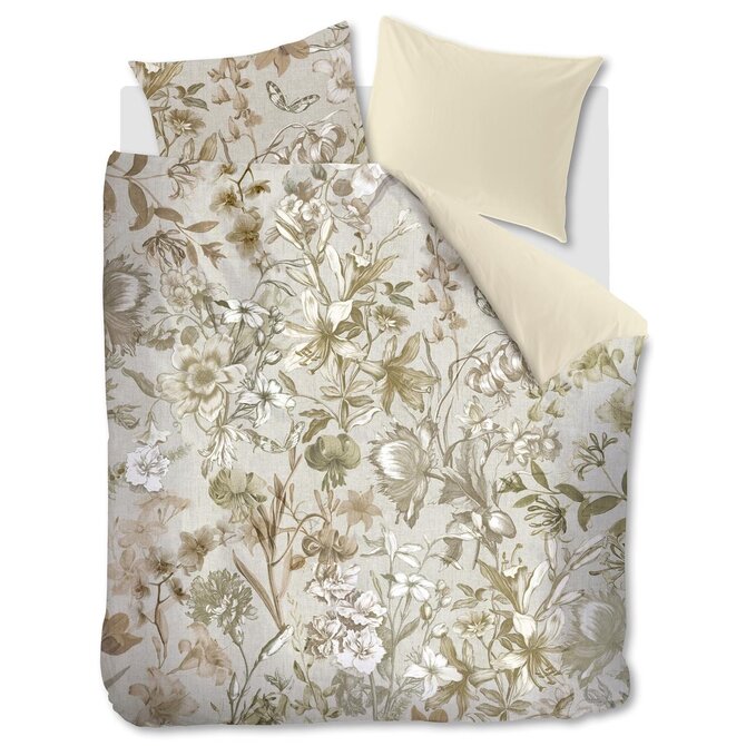 Beddinghouse Dekbedovertrek Bronte Naturel 200x200/220 cm