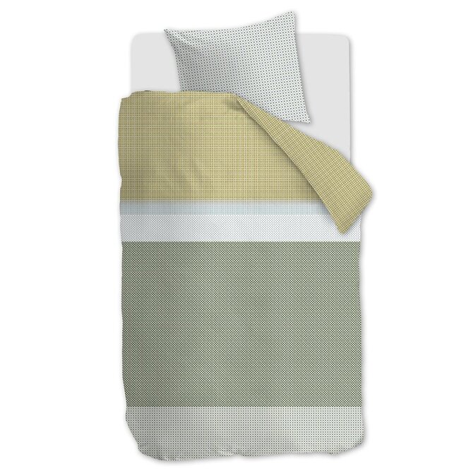 Beddinghouse Dekbedovertrek Bernou Groen 140x200/220 cm Beddinghouse Dekbedovertrek Bernou Groen 140x200/220 cm