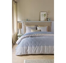 Beddinghouse Dekbedovertrek Bernou Blauw 200x200/220 cm