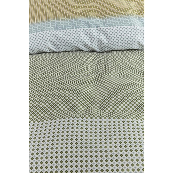 Beddinghouse Dekbedovertrek Bernou Groen 200x200/220 cm Beddinghouse Dekbedovertrek Bernou Groen 200x200/220 cm