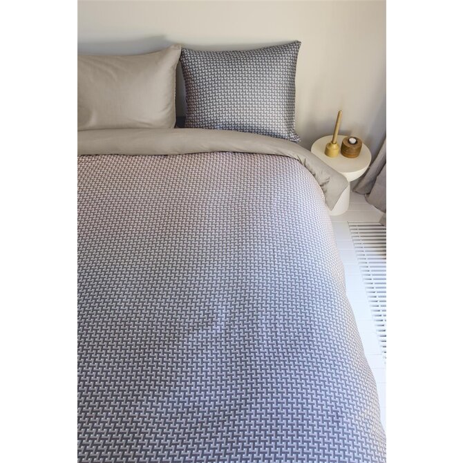 Beddinghouse Dekbedovertrek Alvaro Blauw 140x200/220 cm Beddinghouse Dekbedovertrek Alvaro Blauw 140x200/220 cm