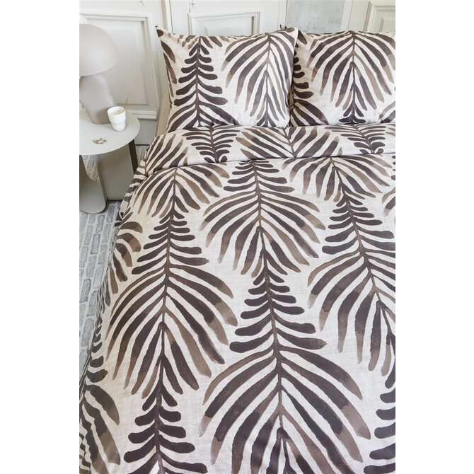 VTwonen dekbedovertrek Bold Feathers - Zand 240x200/220 cm VTwonen dekbedovertrek Bold Feathers - Zand 240x200/220 cm