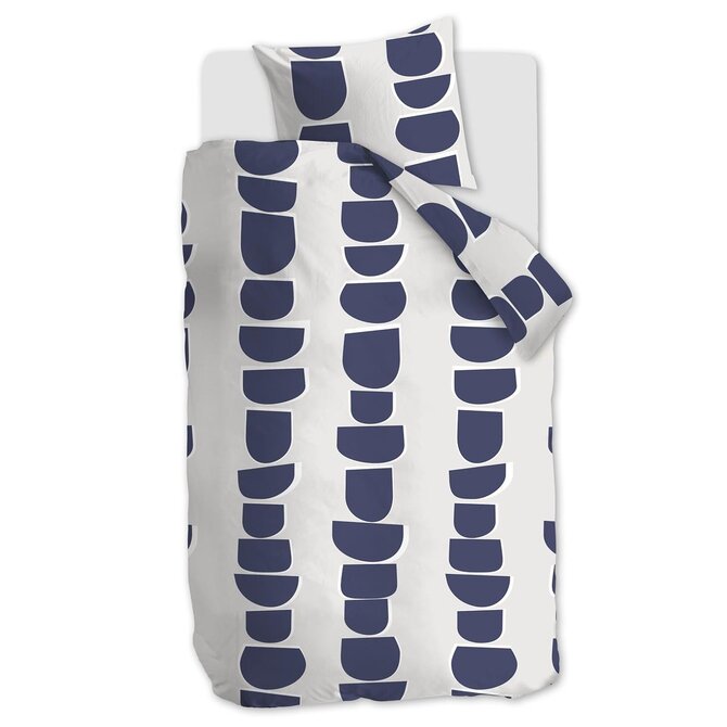 VTwonen dekbedovertrek Moons - Indigo 200x200/220 cm VTwonen dekbedovertrek Moons - Indigo 200x200/220 cm