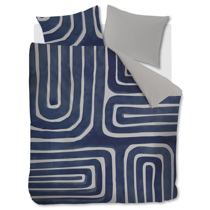 VTwonen dekbedovertrek Tribe - Indigo 140x200/220 cm VTwonen dekbedovertrek Tribe - Indigo 140x200/220 cm