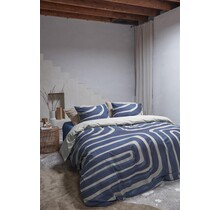 VTwonen dekbedovertrek Tribe - Indigo 240x200/220 cm