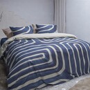 VT wonen VTwonen dekbedovertrek Tribe - Indigo 240x200/220 cm