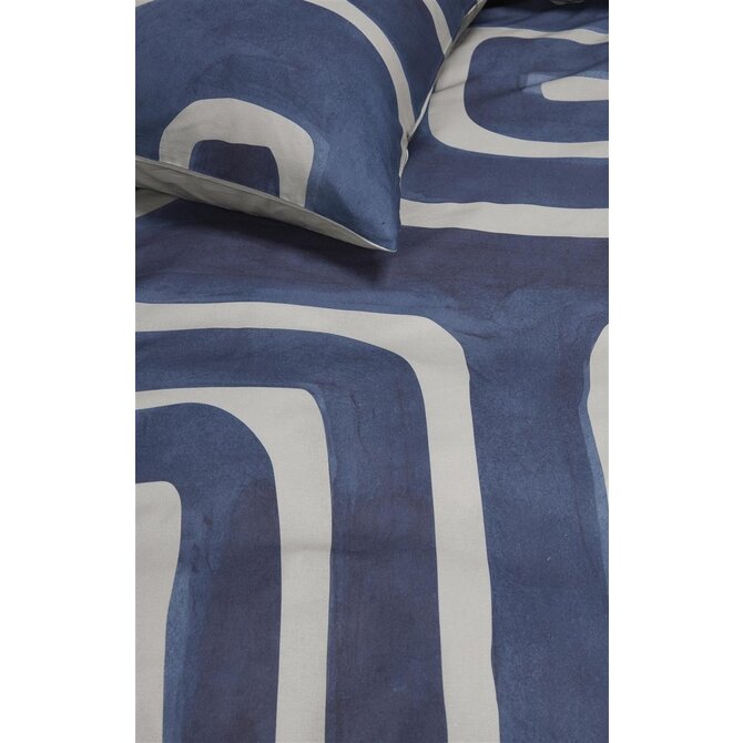 VTwonen dekbedovertrek Tribe - Indigo 240x200/220 cm