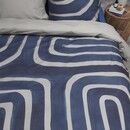 VT wonen VTwonen dekbedovertrek Tribe - Indigo 240x200/220 cm