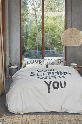 VTwonen dekbedovertrek Love Sleep - Naturel 200x200/220 cm