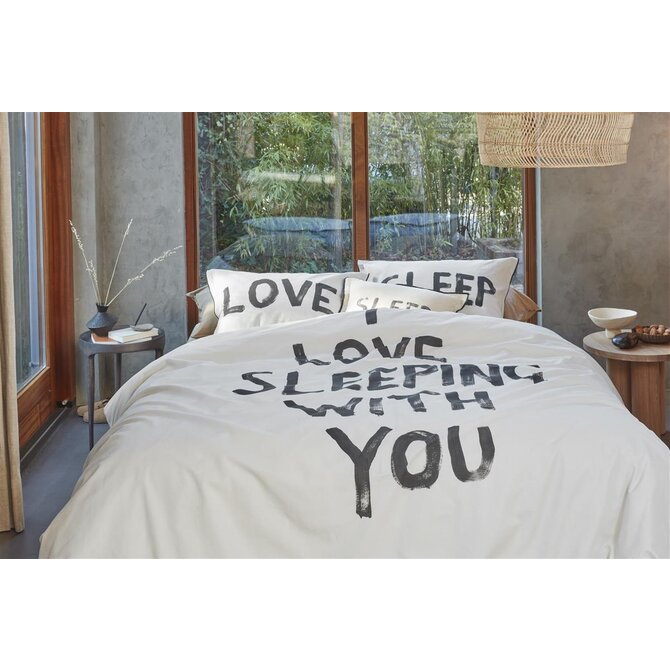 VTwonen dekbedovertrek Love Sleep - Naturel 200x200/220 cm VTwonen dekbedovertrek Love Sleep - Naturel 200x200/220 cm