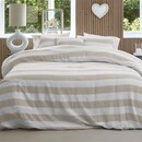 Rivièra Maison Riviera Maison Kussensloop Striped - Zand 60x70 cm