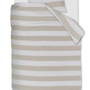 Rivièra Maison Riviera Maison Dekbedovertrek Striped - Zand 200x200/220 cm