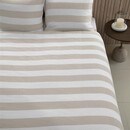 Rivièra Maison Riviera Maison Dekbedovertrek Striped - Zand 260x200/220 cm