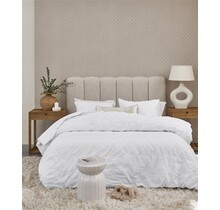Riviera Maison Dekbedovertrek Elegance - Wit 260x200/220 cm