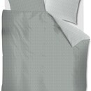 Rivièra Maison Riviera Maison Dekbedovertrek Twisted - Grijsgroen 140x200/220 cm