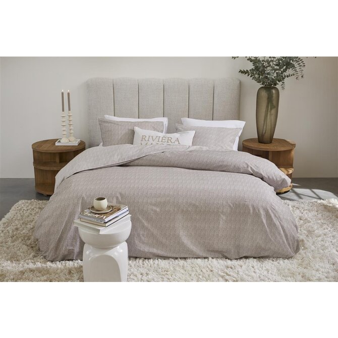 Riviera Maison Dekbedovertrek Twisted - Zand 200x200/220 cm Riviera Maison Dekbedovertrek Twisted - Zand 200x200/220 cm