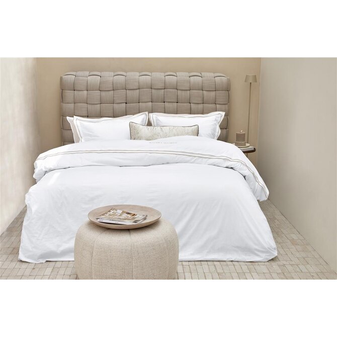 Riviera Maison Dekbedovertrek Salute - Zand 260x200/220 cm