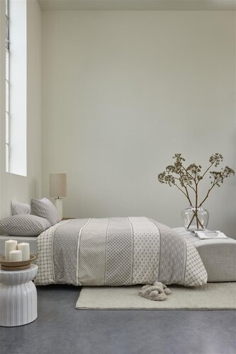 Rivièra Maison Riviera Maison Kussensloop Ropes - Taupe 60x70 cm afbeelding