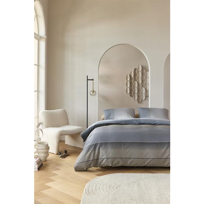 Kardol by Beddinghouse Dekbedovertrek Mimic - Blauw 200x200/220 cm