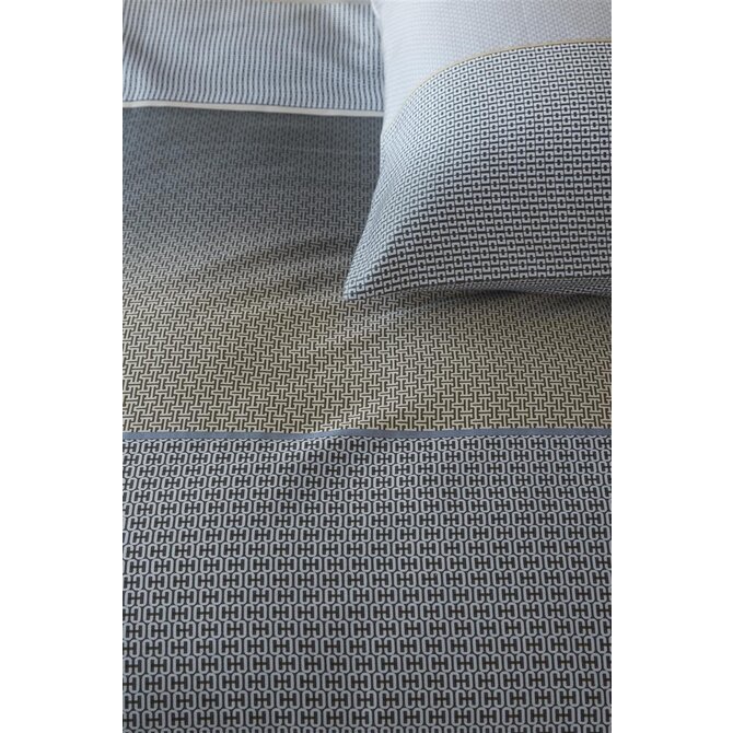 Kardol by Beddinghouse Dekbedovertrek Mimic - Blauw 200x200/220 cm