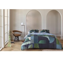 Kardol by Beddinghouse Dekbedovertrek Utopia - Blauw Groen 140x200/220 cm