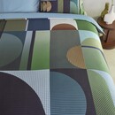 Kardol by Beddinghouse Kardol by Beddinghouse Dekbedovertrek Utopia - Blauw Groen 260x200/220 cm