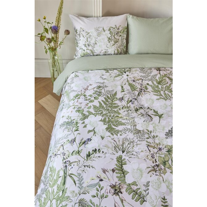 Kardol by Beddinghouse Dekbedovertrek Pastiche - Groen 140x200/220 cm Kardol by Beddinghouse Dekbedovertrek Pastiche - Groen 140x200/220 cm