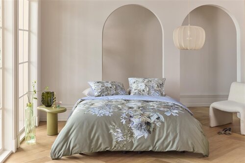 Kardol Kardol by Beddinghouse Dekbedovertrek Saffron - Blauw Grijs 260x200/220 cm afbeelding
