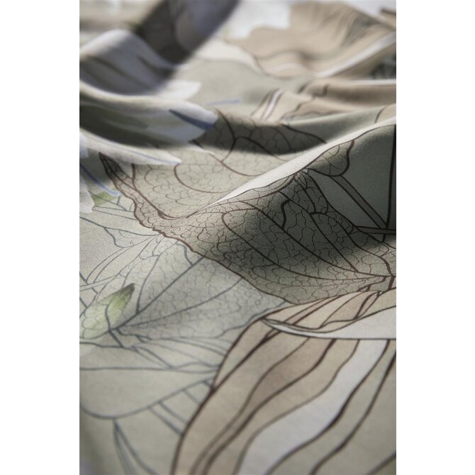 Kardol by Beddinghouse Dekbedovertrek Saffron - Blauw Grijs 240x200/220 cm