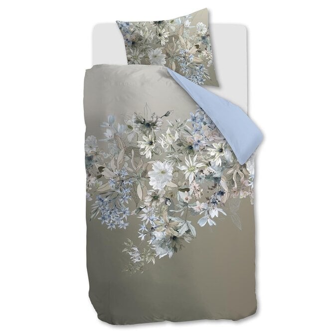 Kardol by Beddinghouse Dekbedovertrek Saffron - Blauw Grijs 240x200/220 cm