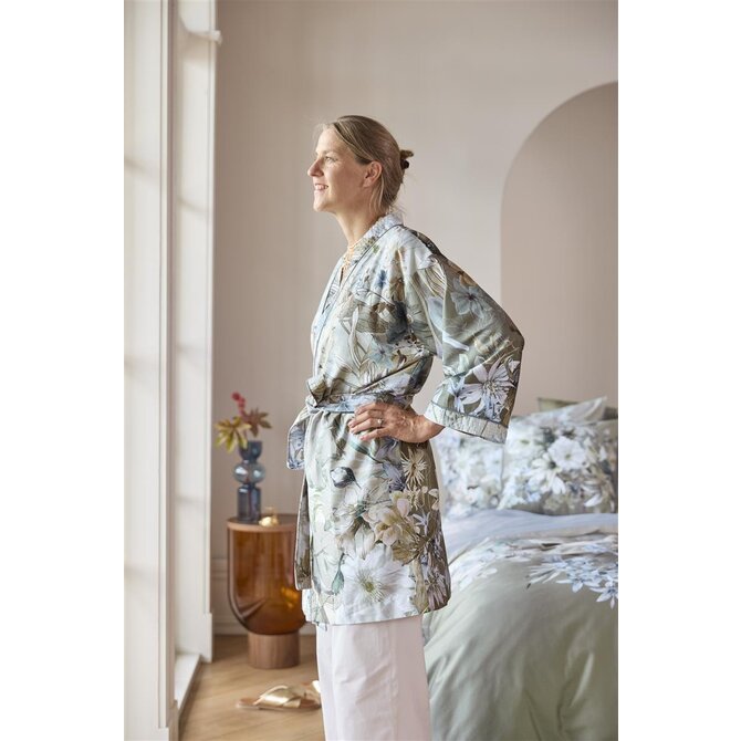 Kardol by Beddinghouse Saffron Kimono - Blauw Grijs L/XL