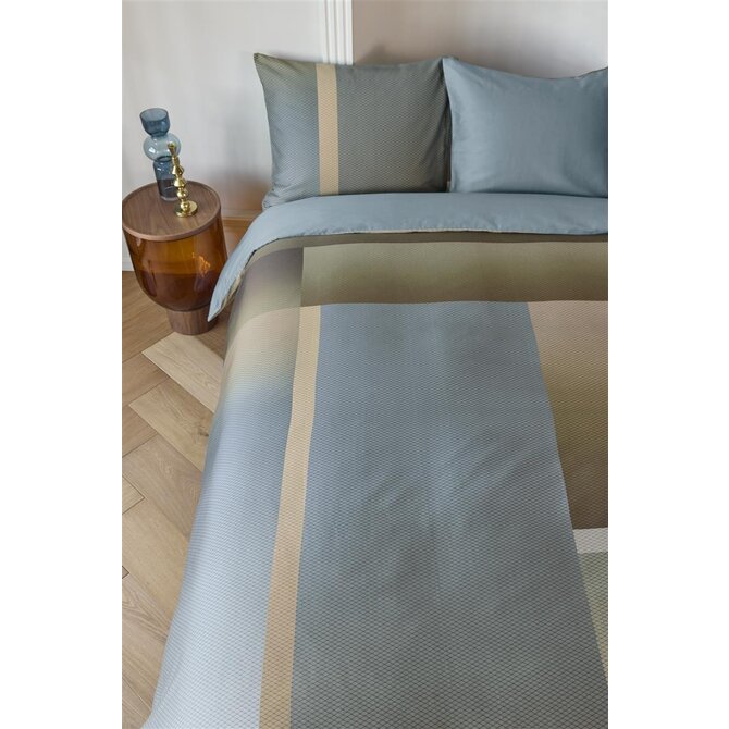 Kardol by Beddinghouse Dekbedovertrek Sloane Square - Blauw Grijs 240x200/220 cm
