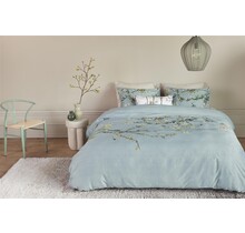 Beddinghouse x Van Gogh Museum Dekbedovertrek Blossom - Blauw Grijs 200x200/220 cm