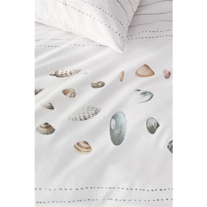 Marjolein Bastin Dekbedovertrek Beach - Naturel 140x200/220 cm Marjolein Bastin Dekbedovertrek Beach - Naturel 140x200/220 cm