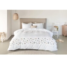 Marjolein Bastin Dekbedovertrek Beach - Naturel 200x200/220 cm